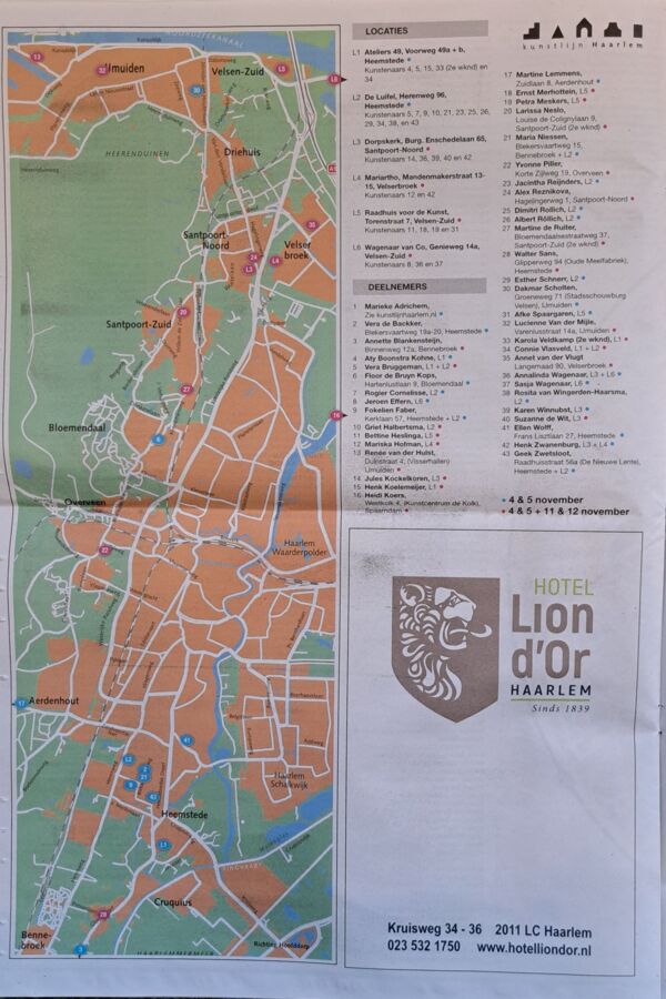 Eerste afbeelding op de Kunstlijn Velsen 2023 pagina